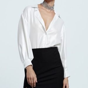 ZARA SHIMMER BLOUSE